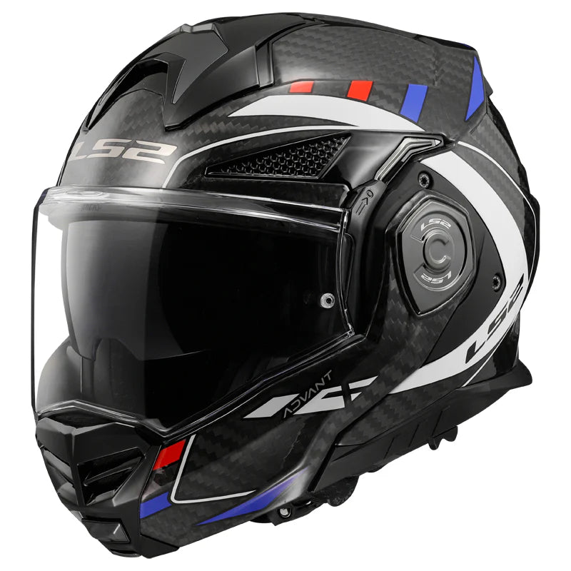 LS2 HELMET FF901 ADVANTX CARBON FUTURE II WHITE BLUE