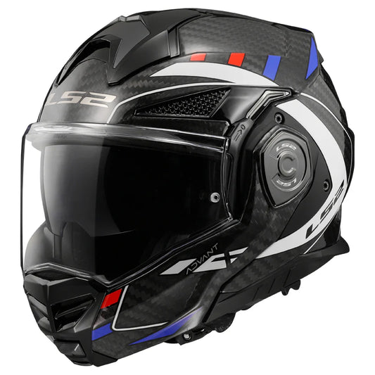 LS2 HELMET FF901 ADVANTX CARBON FUTURE II WHITE BLUE
