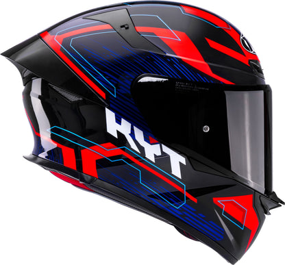 KYT HELMET REVO SPEEDING BLACK RED BLUE