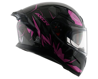 AXOR HELMET APEX HUNTER BLACK PURPLE