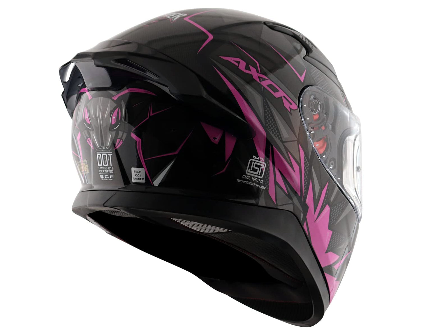 AXOR HELMET APEX HUNTER BLACK PURPLE
