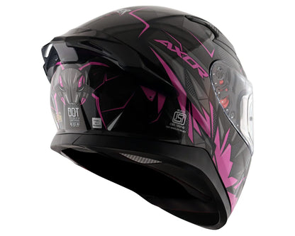 AXOR HELMET APEX HUNTER BLACK PURPLE