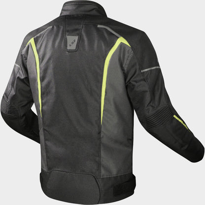 LS2 JACKET SEPANG MAN BLACK GREY HIVIS