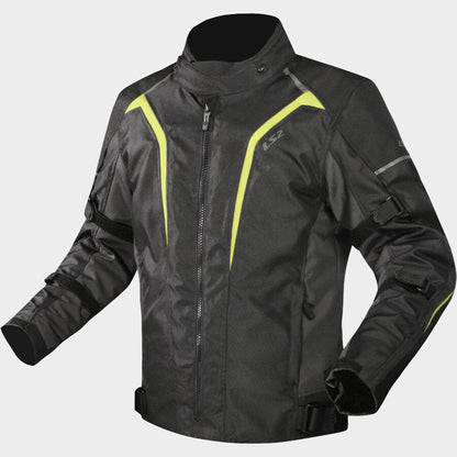 LS2 JACKET SEPANG MAN BLACK GREY HIVIS
