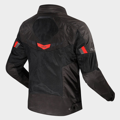 LS2 JACKET GARDA AIR MAN BLACK RED