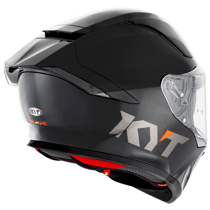 KYT HELMET R2R PRO SOLID BLACK