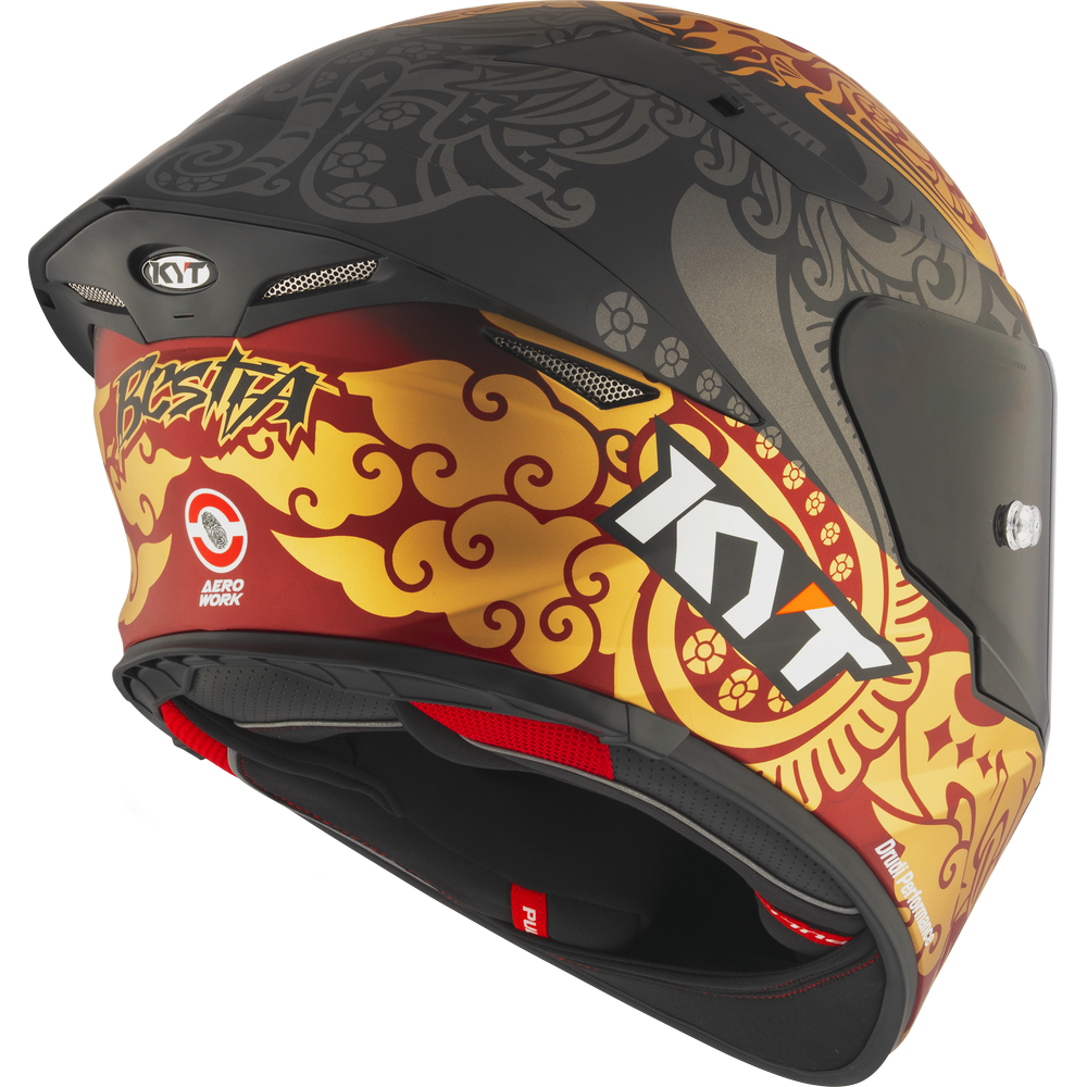 KYT HELMET REVO ENEA INDONESIA REPLICA 2023 MATT BLACK
