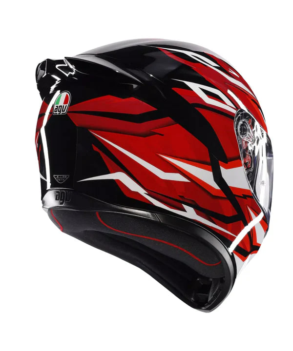 AGV HELMET K1S LION BLACK RED WHITE 035