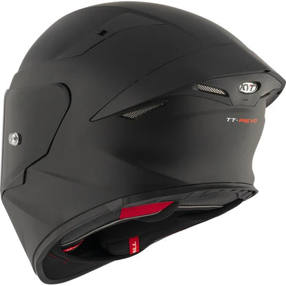 KYT HELMET REVO SOLID BLACK