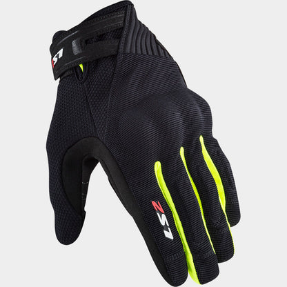 LS2 GLOVES DART II EVO MAN BLACK HIVIZ