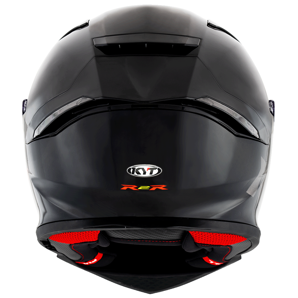 KYT HELMET R2R PRO SOLID BLACK