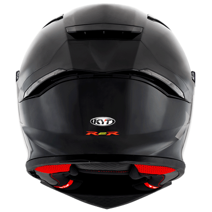 KYT HELMET R2R PRO SOLID BLACK