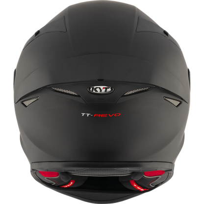 KYT HELMET REVO SOLID MATT BLACK