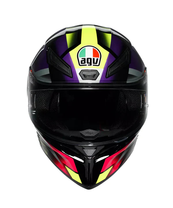 AGV HELMET K1S FASTLAP 065  BLACK PURPLE PINK