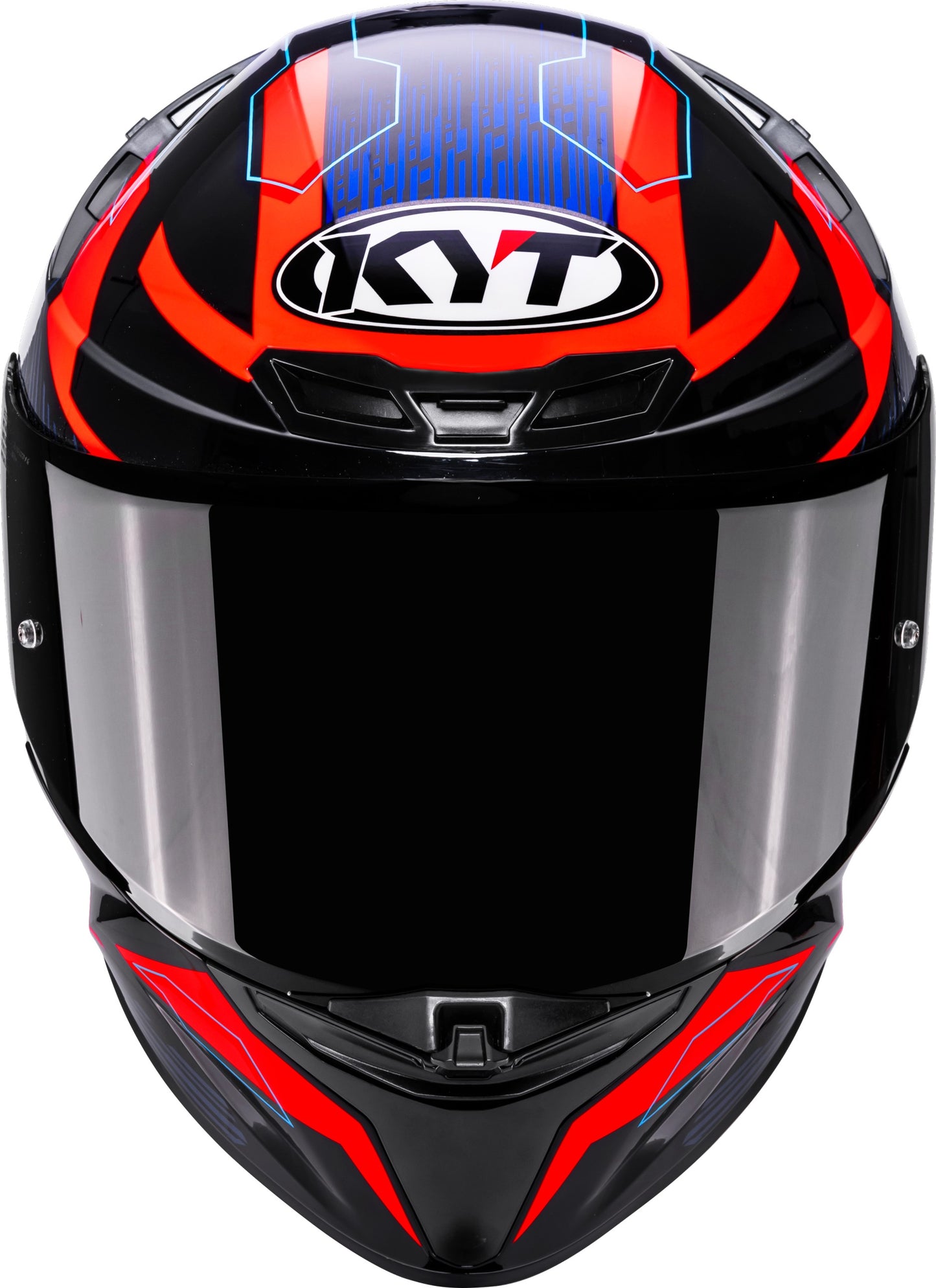 KYT HELMET REVO SPEEDING BLACK RED BLUE