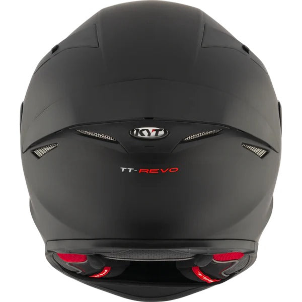 KYT HELMET REVO SOLID BLACK