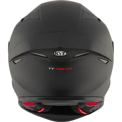 KYT HELMET REVO SOLID BLACK
