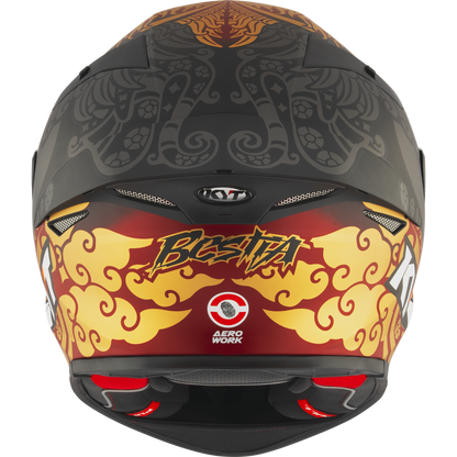KYT HELMET REVO ENEA INDONESIA REPLICA 2023 MATT BLACK