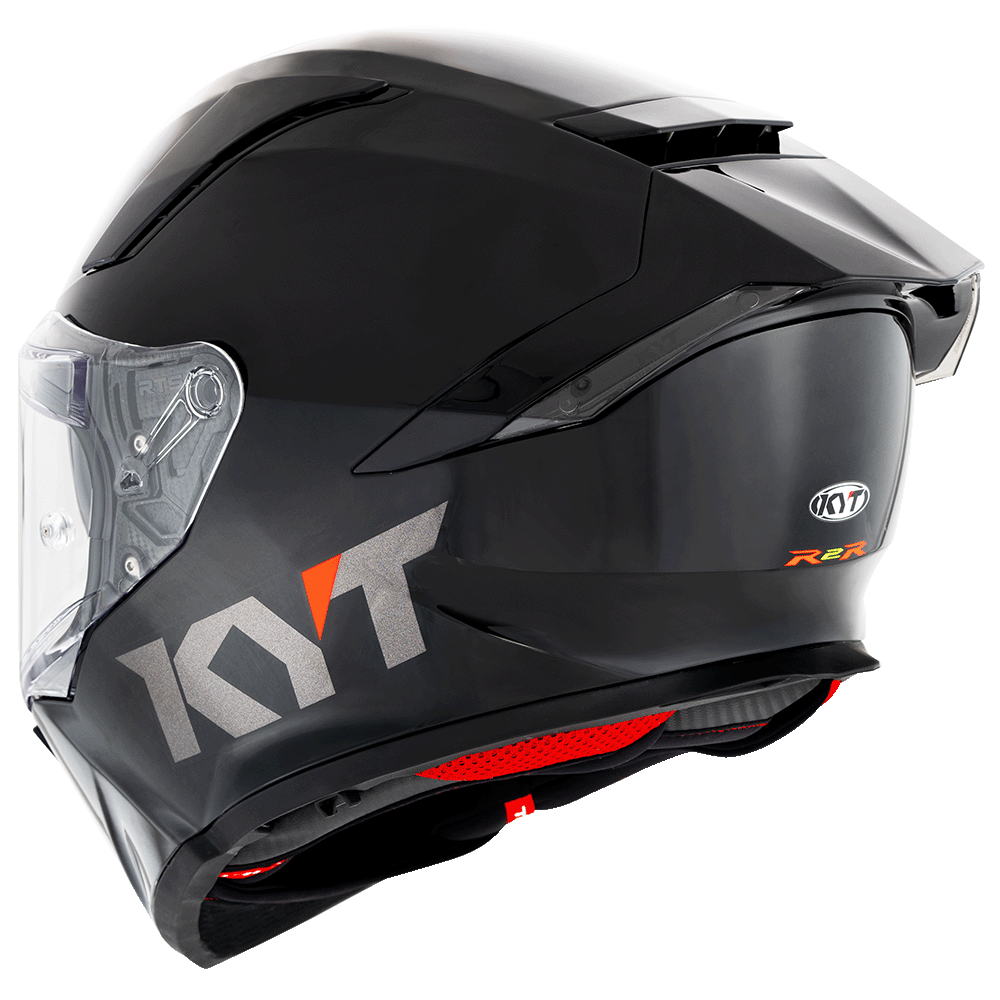 KYT HELMET R2R PRO SOLID BLACK