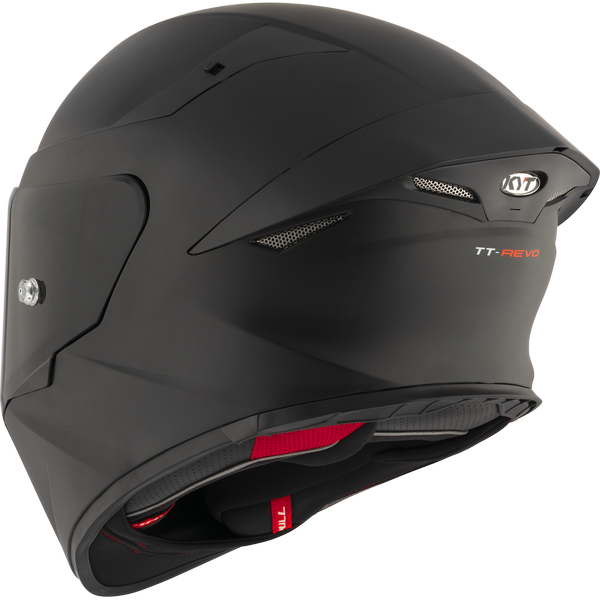KYT HELMET REVO SOLID MATT BLACK