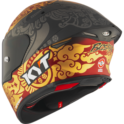 KYT HELMET REVO ENEA INDONESIA REPLICA 2023 MATT BLACK