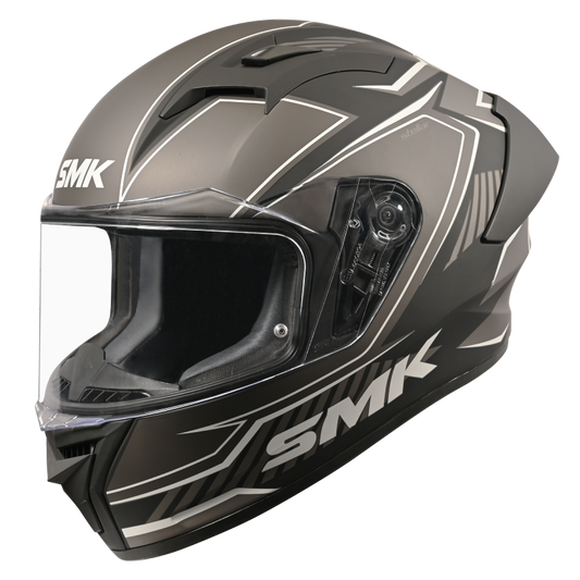 SMK HELMET STELLAR ADOX MATT BLACK GREY
