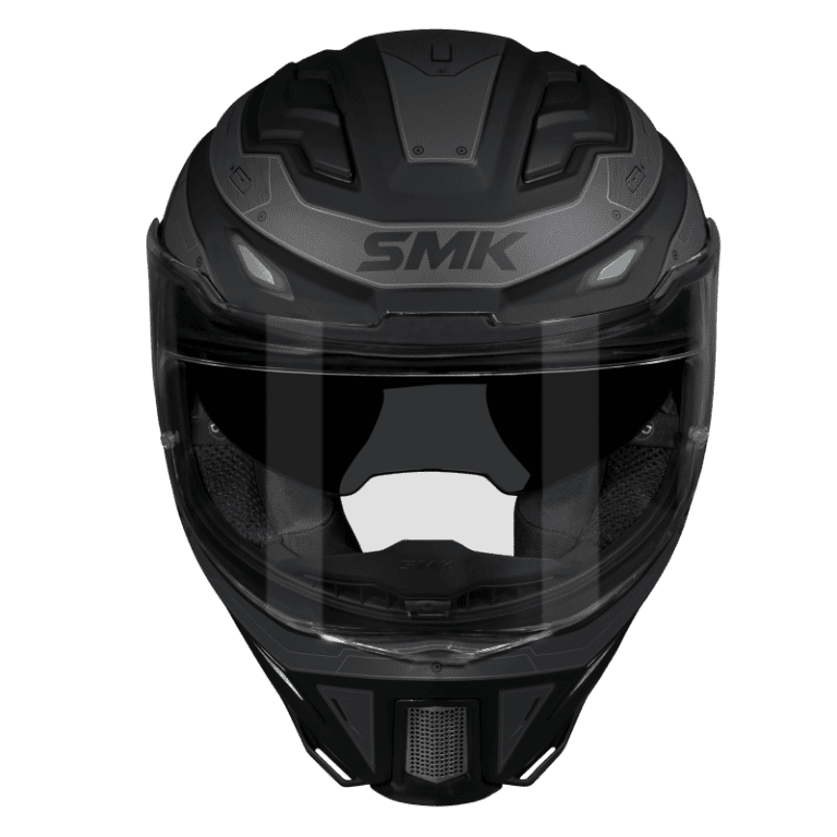 SMK HELMET AGNAR CRYBORG BLACK GREY (GL266)