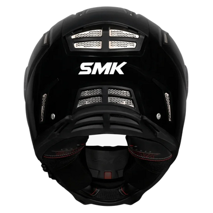 SMK HELMET AGNAR SOLID BLACK (GL200)