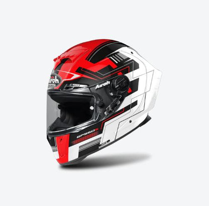 AIROH HELMET GP550 S CHALLENGE RED GLOSS