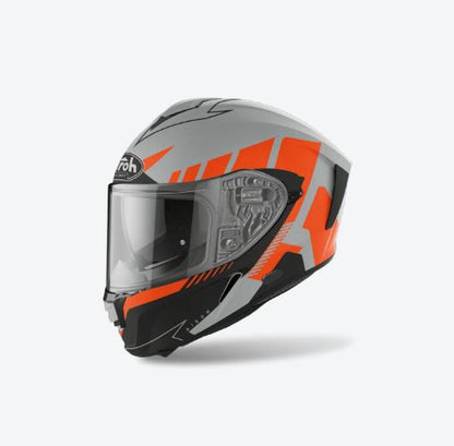AIROH HELMET SPARK RISE ORANGE MATT – Babloo Motors