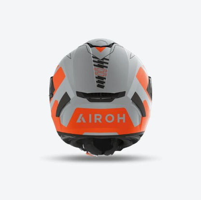 airoh executive color convertible motorcycle helmet AIROH HELMET SPARK RISE ORANGE MATT – Babloo Motors
