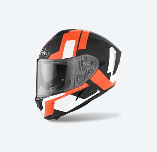 AIROH HELMET SPARK SHOGUN ORANGE MATT