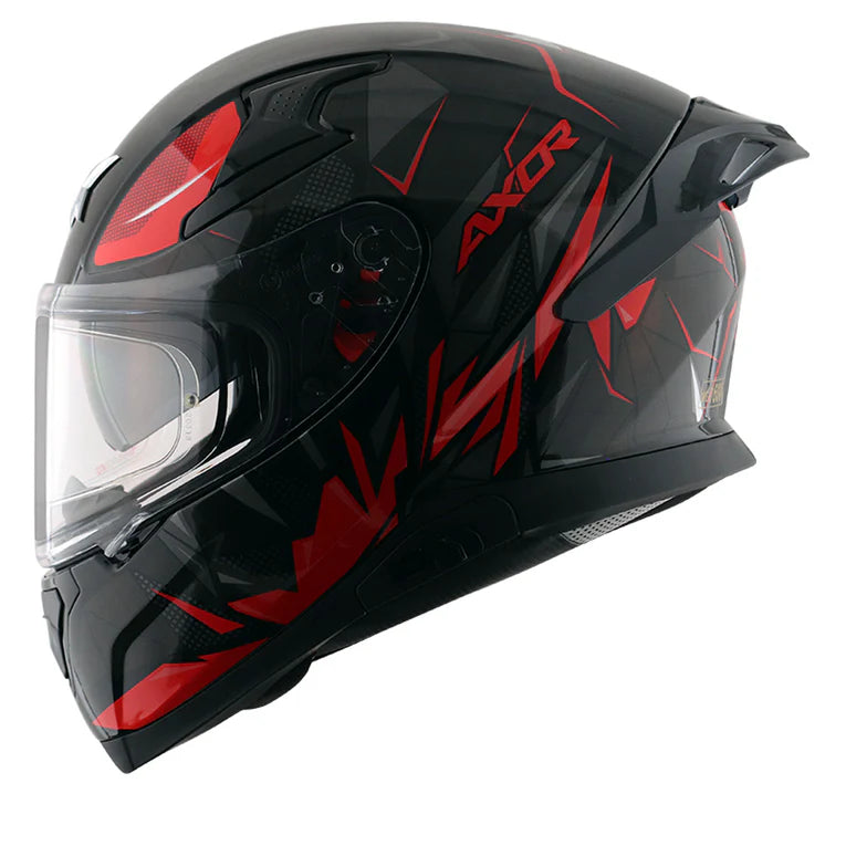 AXOR HELMET APEX HUNTER BLACK RED