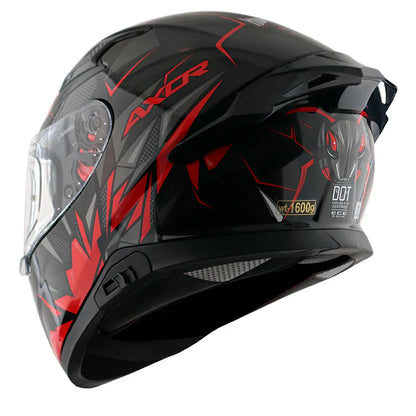 AXOR HELMET APEX HUNTER BLACK RED