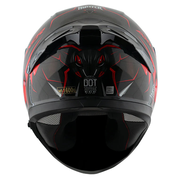 AXOR HELMET APEX HUNTER BLACK RED