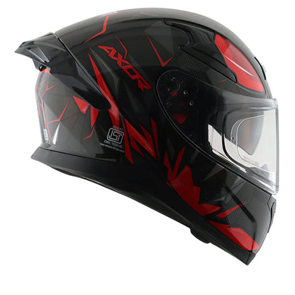 AXOR HELMET APEX HUNTER BLACK RED