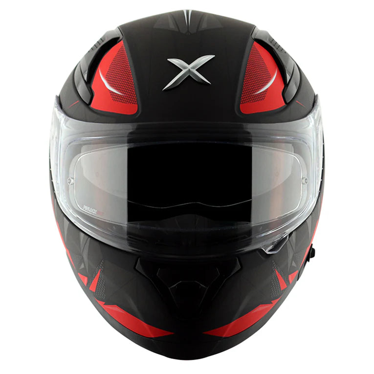 AXOR HELMET APEX HUNTER DULL BLACK RED