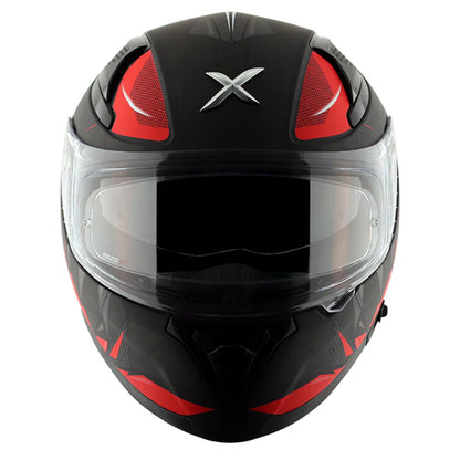 AXOR HELMET APEX HUNTER DULL BLACK RED