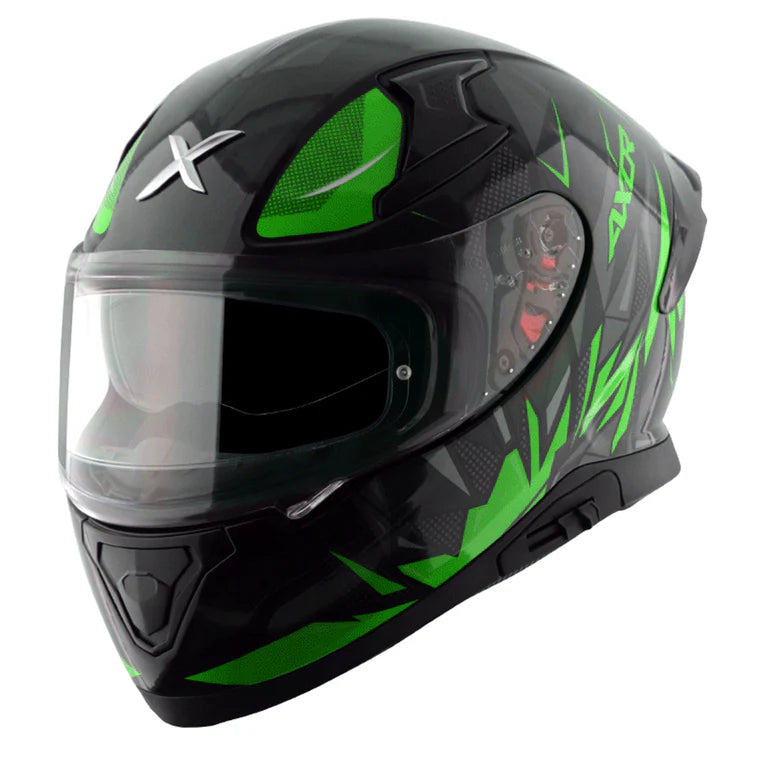 AXOR HELMET APEX HUNTER BLACK NEON GREEN