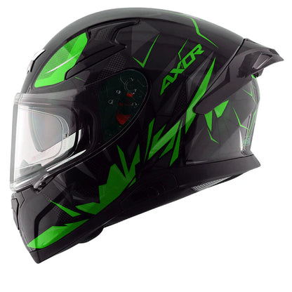 AXOR HELMET APEX HUNTER BLACK NEON GREEN
