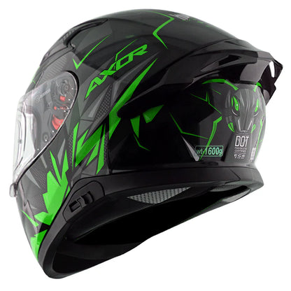 AXOR HELMET APEX HUNTER BLACK NEON GREEN