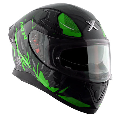 AXOR HELMET APEX HUNTER BLACK NEON GREEN