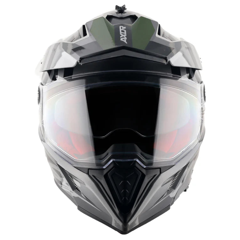 AXOR HELMET XCROSS DV ORBIT GREY BLACK