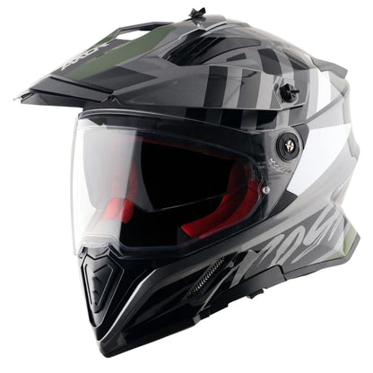 AXOR HELMET XCROSS DV ORBIT GREY BLACK
