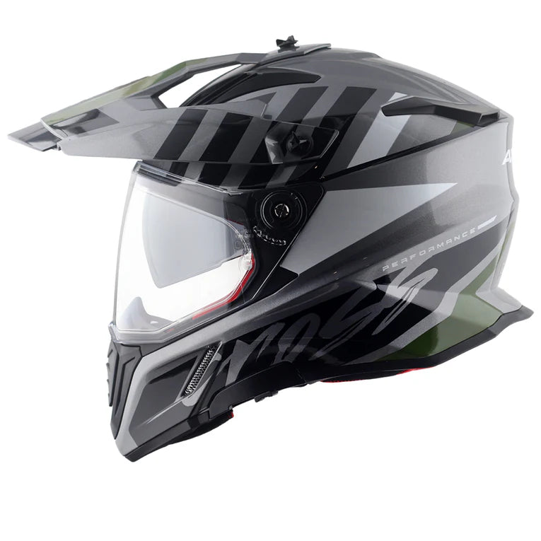 AXOR HELMET XCROSS DV ORBIT GREY BLACK