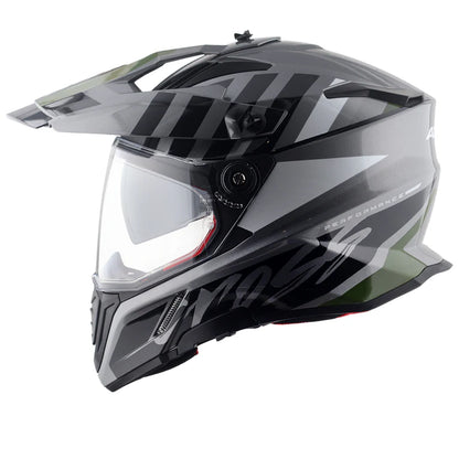 AXOR HELMET XCROSS DV ORBIT GREY BLACK
