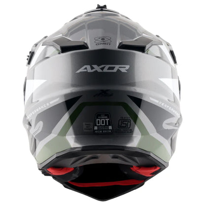 AXOR HELMET XCROSS DV ORBIT GREY BLACK