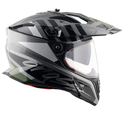 AXOR HELMET XCROSS DV ORBIT GREY BLACK
