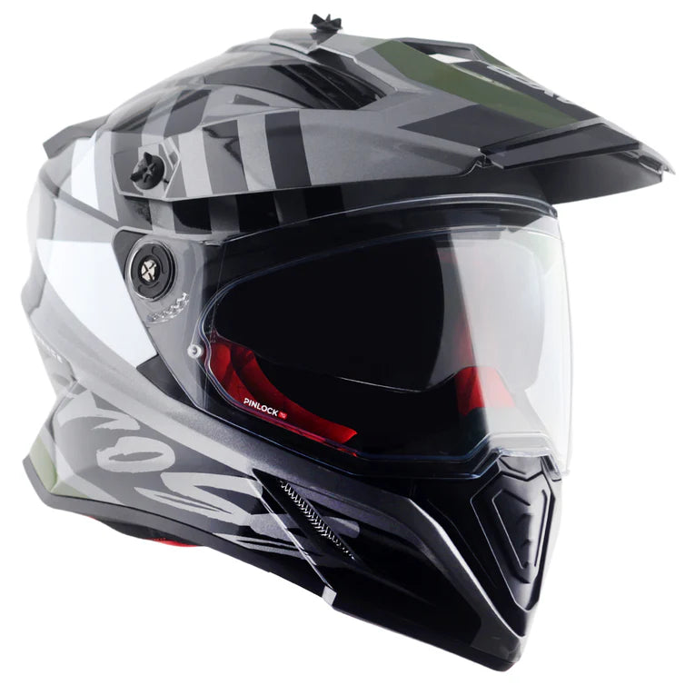 AXOR HELMET XCROSS DV ORBIT GREY BLACK