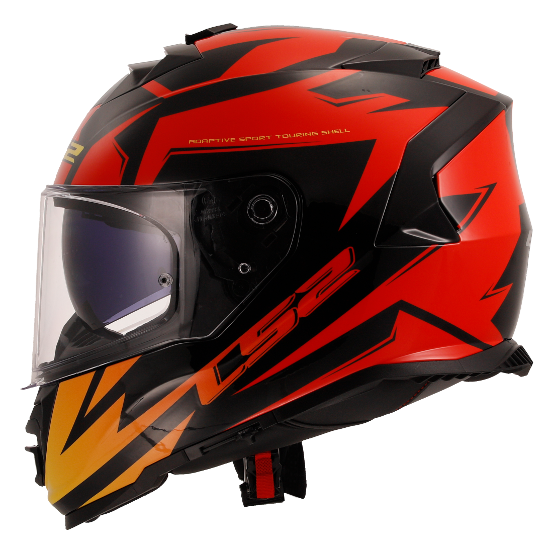 HELMET LS2 FF800 STORM II ATOMIK RED SHADOW